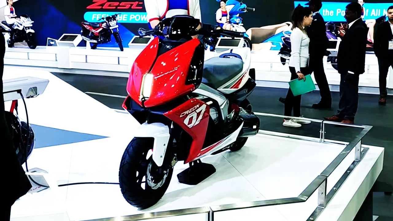 TVS Creon Electric Scooter : में दिया जा सकता है 7 से 8 इंच का डिस्प्ले ...