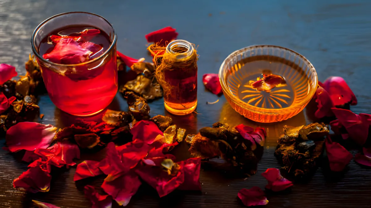 turmeric and rose water