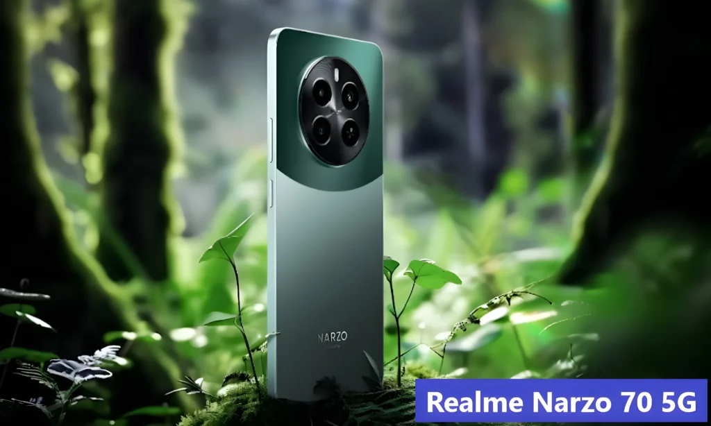 5000 mAh की बैटरी और 16 मेगापिक्सल का फ्रंट कैमरे वाला Realme Narzo 70 5G स्मार्ट फ़ोन