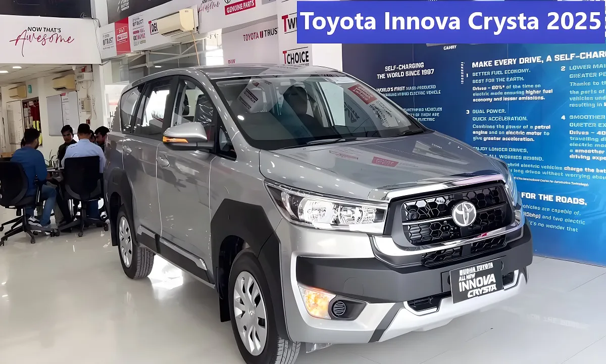 नए साल पर घर लाना चाहते हैं न्यू Toyota Innova Crysta लग्झरी कार , तो लाये 57651 रुपये की मंथली EMI करा कर, देखे कीमत क्या है 4 नए साल पर घर लाना चाहते हैं न्यू Toyota Innova Crysta लग्झरी कार