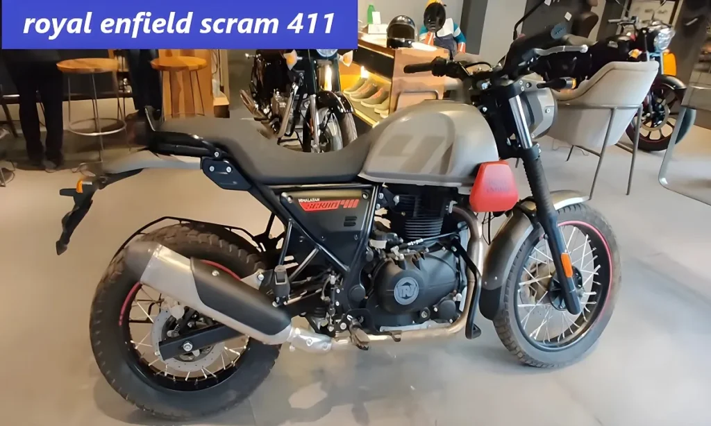 38.23 kmpl और 411cc दमदार इंजन और शानदार लुक देखकर लड़के हुए royal enfield scram 411 बाइक के दीवाने ,देखे कीमत फीचर क्या है 2 royal enfield scram 411